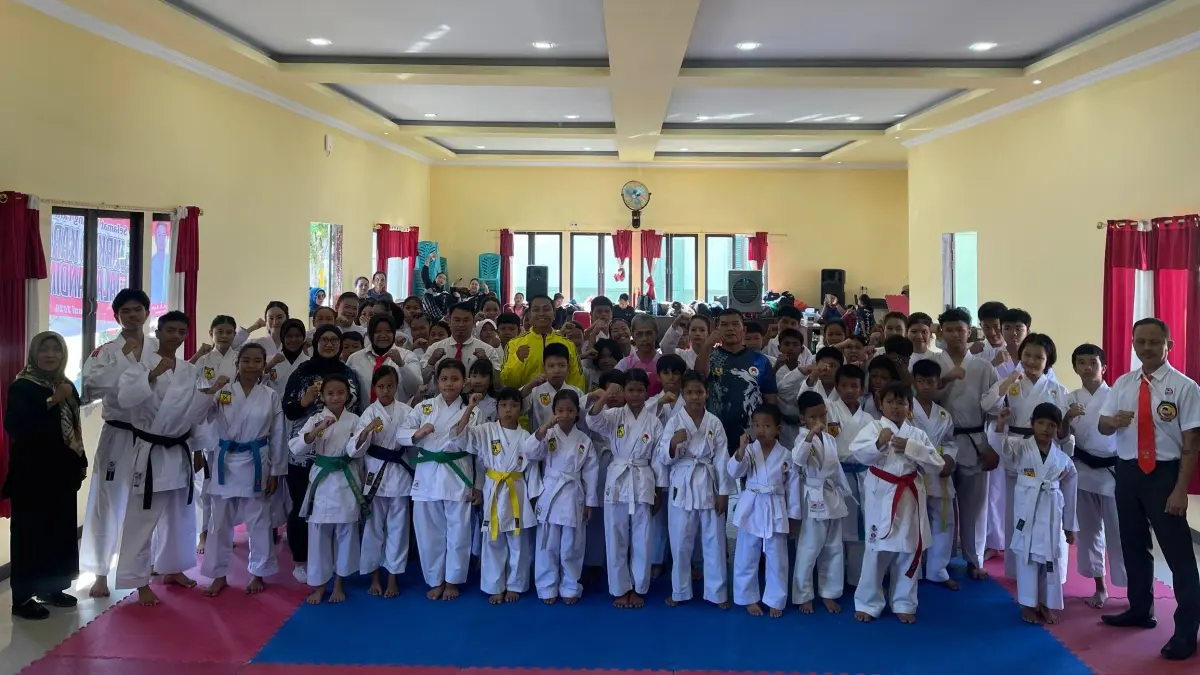 Pembukaan kejuaraan Karate INKAI Dandim Cup Sanggau pada Sabtu (6/6). (ISTIMEWA)