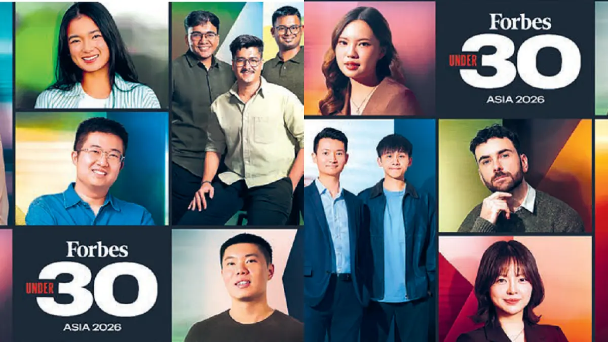 Sebanyak 18 anak muda Indonesia berhasil menembus daftar bergengsi Forbes 30 Under 30 Asia 2026. (TANGKAPAN LAYAR FORBES)