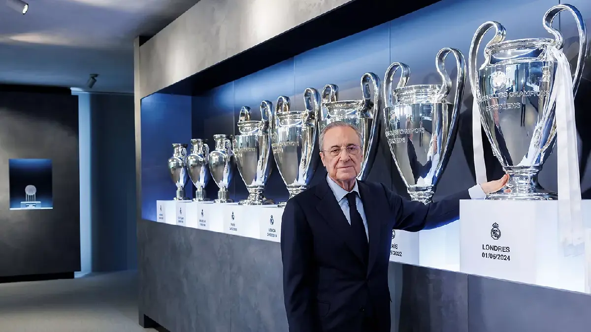 Florentino Perez mengisyaratkan Real Madrid siap memecahkan rekor transfer klub untuk mendatangkan bintang baru. (Dok.Real Madrid)