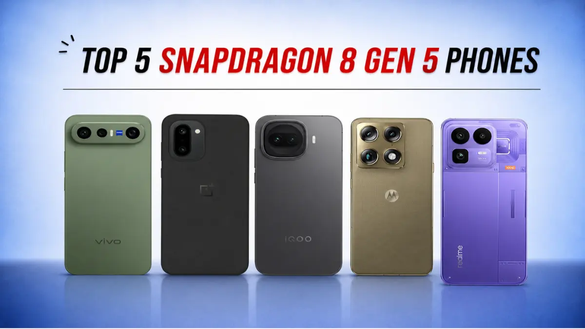 5 HP Snapdragon 8 Gen 5 Terbaik 2026. (GIZMOCHINA)