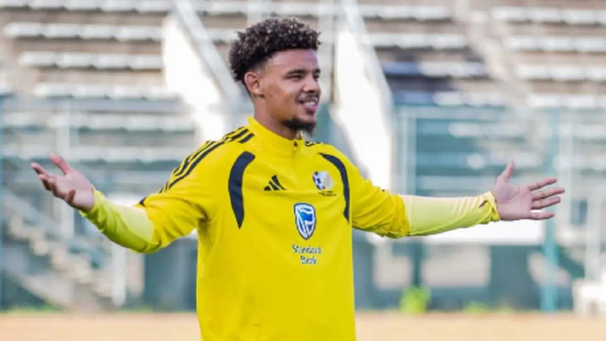 Kapten Afrika Selatan Ronwen Williams menjadi andalan Bafana Bafana di Piala Dunia 2026. (INSTAGRAM/@ronwen30)