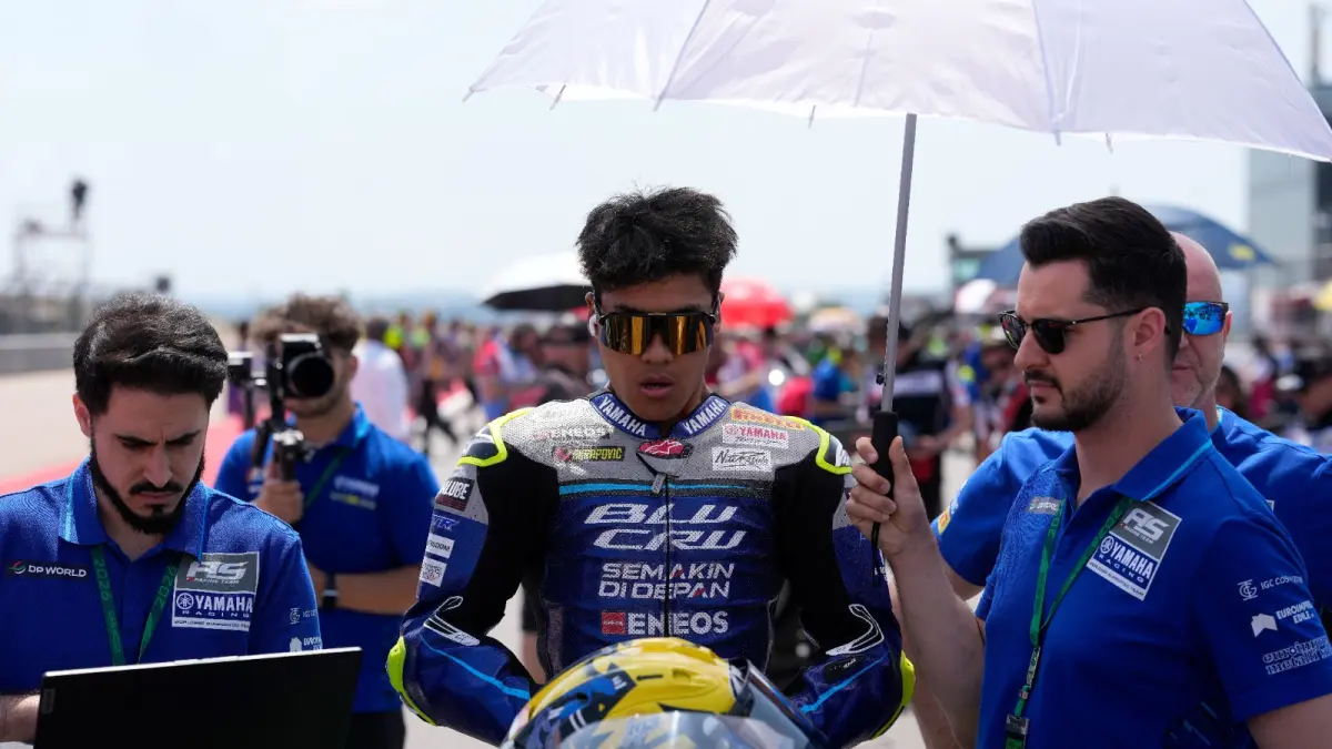 Pembalap muda binaan Yamaha Racing Indonesia, Aldi Satya Mahendra