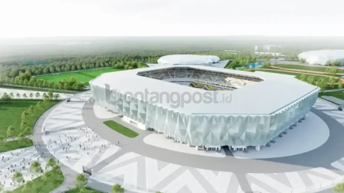 Stadion internasional Banjarbaru senilai Rp1 triliun ditargetkan rampung pada 2028 dan menjadi ikon olahraga baru Kalimantan Selatan. (ist/bontangpost)
