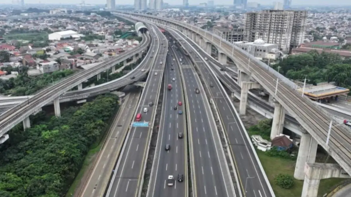 Ilustrasi-jalan tol. (Antara)