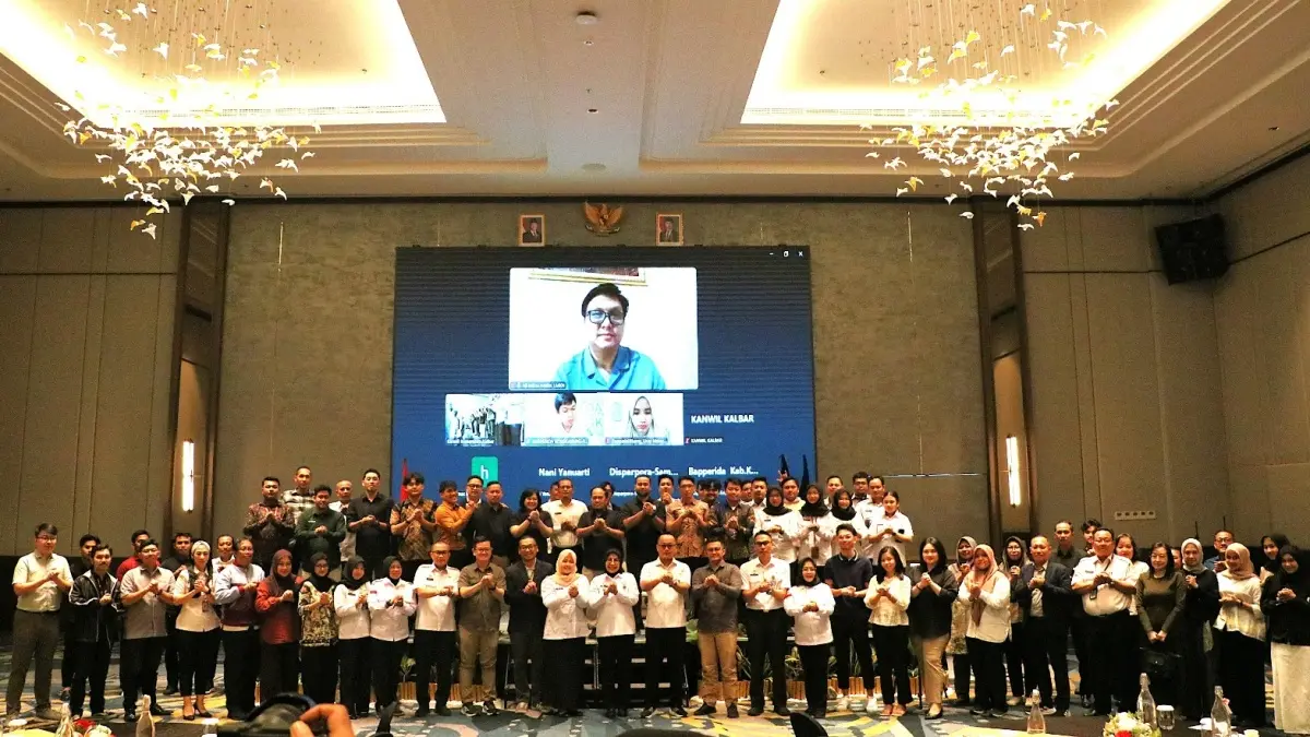 Kanwil Kemenkum Kalbar menggelar sosialisasi Hak CIpta dan tata kelola royalti musik di Hotel Novotel Lotus 2 Ballroom Pontianak, Rabu (10/6). (DOK KANWIL KEMENKUM KALBAR)