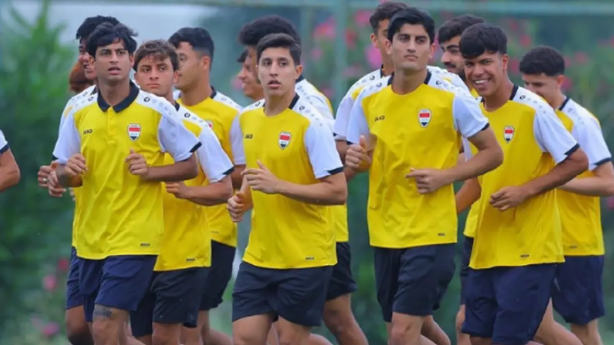 Selebrasi pemain Irak usai memastikan tiket ke Piala Dunia 2026. (INSTAGRAM/@iraqnt_en)