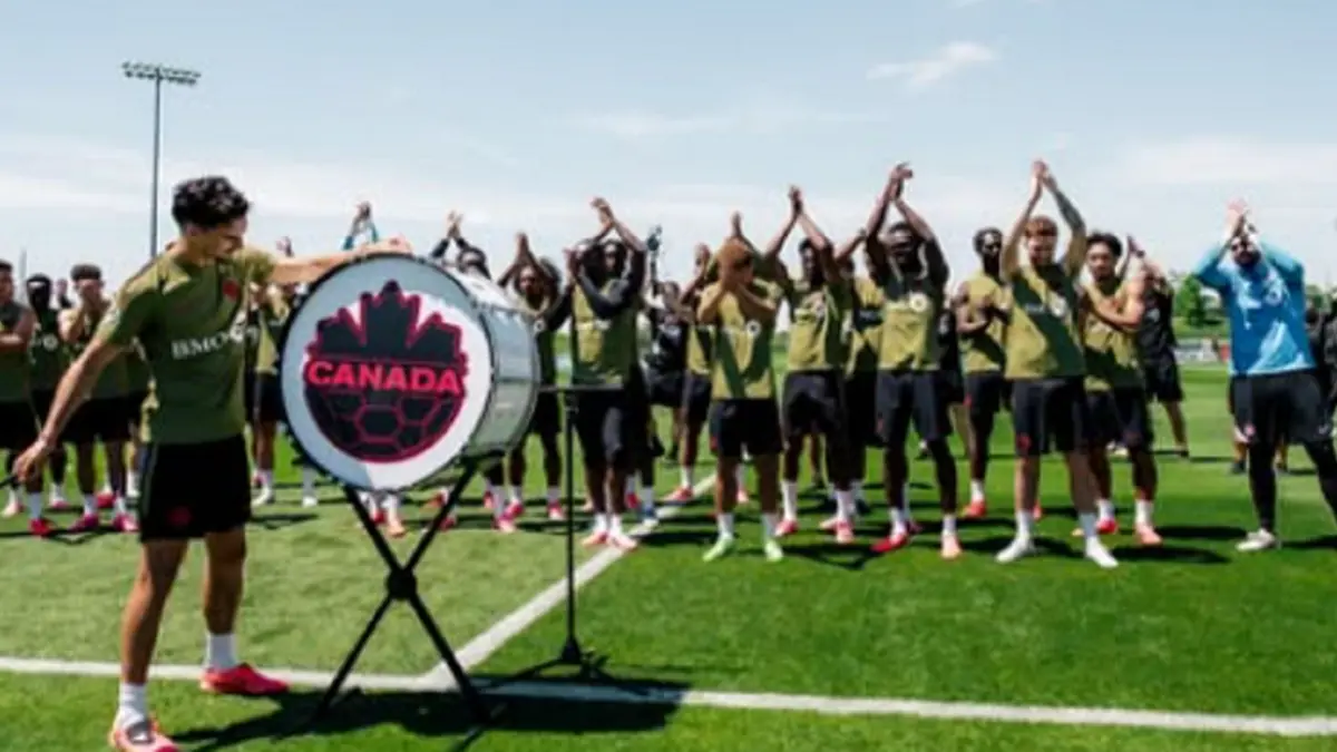 Skuad Kanada bersiap menjalani laga pembuka Piala Dunia 2026 melawan Bosnia dan Herzegovina di Toronto.(INSTAGRAM/@canadasoccer)