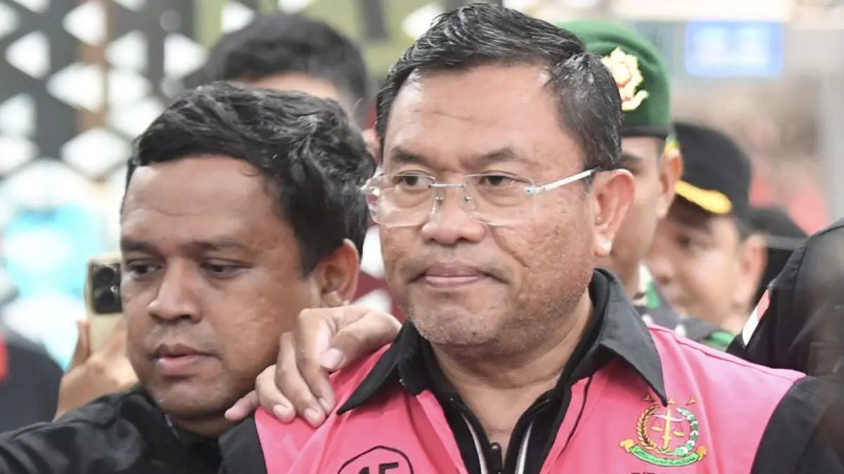 Tersangka dugaan tindak pidana korupsi tata kelola program Makan Bergizi Gratis (MBG) pada Badan Gizi Nasional (BGN) Sony Sonjaya. (Antara) 