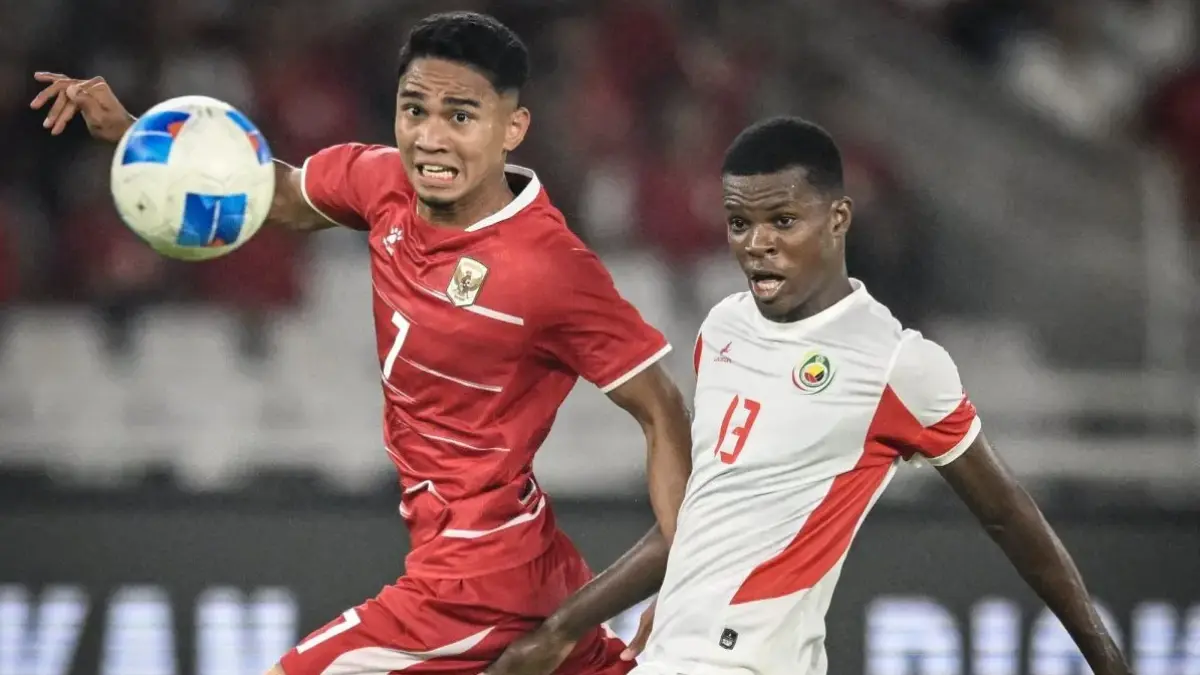 Timnas Indonesia mengalahkan Mozambik 1-0 pada laga persahabatan, Selasa  (9/6). (Antara)