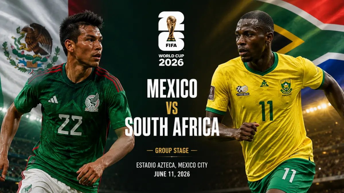 Laga pembuka Piala Dunia 2026 akan mempertemukan tuan rumah Meksiko melawan Afrika Selatan. (Ilustrasi)