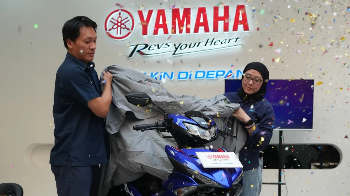 Yamaha saat Launching MX King 150 Prima Pramac Livery