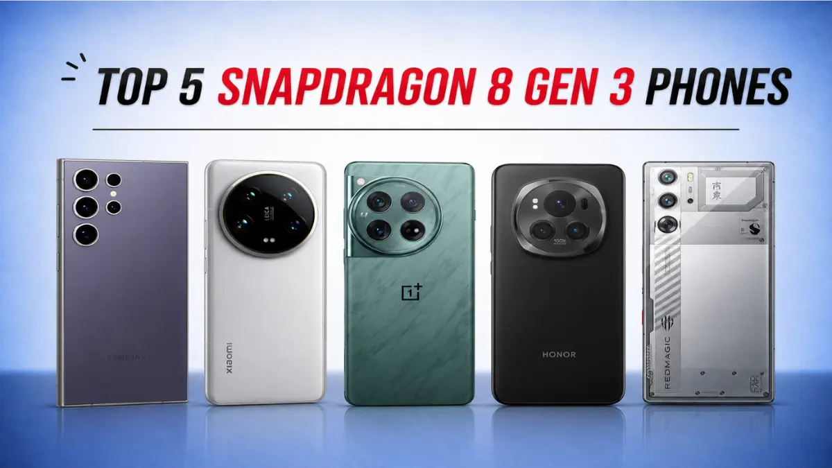 5 HP yang ditenagai snapdragon 8 Gen 3. (GIZMOCHINA)
