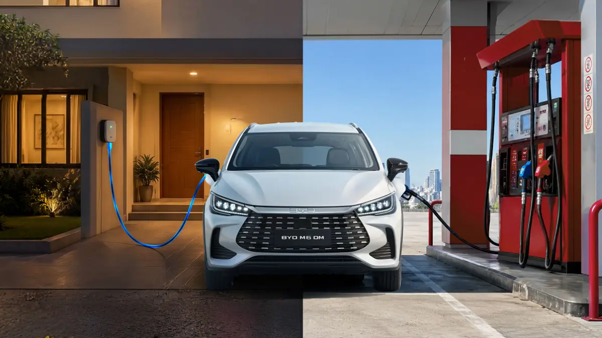 BYD M6 DM resmi dijual di Indonesia dengan harga mulai Rp298 juta, menawarkan teknologi plug-in hybrid. (Dok.BYD)