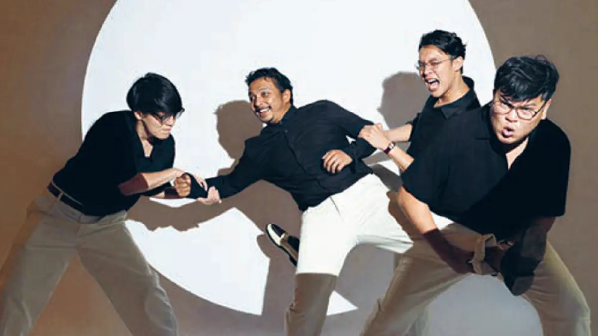 Dari kiri, Erikson Jayanto, Sal Priadi, Ardhito Pramono, dan Hezky Joe. (WIJAYA 80)