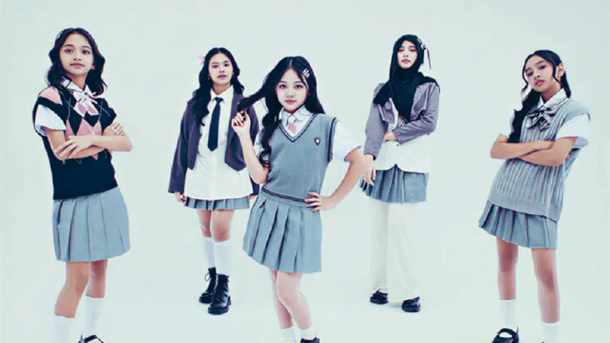 LUMINA merupakan girl group hasil lintas budaya Indonesia dan Korea (DOK JAWAPOS)