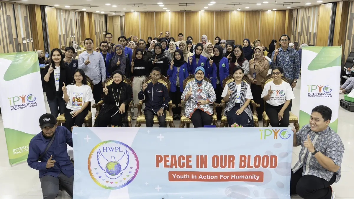 Heavenly Culture, World Peace, Restoration of Light (HWPL) bersama International Peace Youth Group (IPYG) menggelar donor darah di Jakarta dan Medan pada 3–4 Juni 2026. (HWPL FOR PONTIANAK POST)