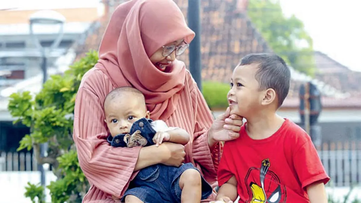 Ilustrasi ibu dan anak (DOK JAWAPOS)
