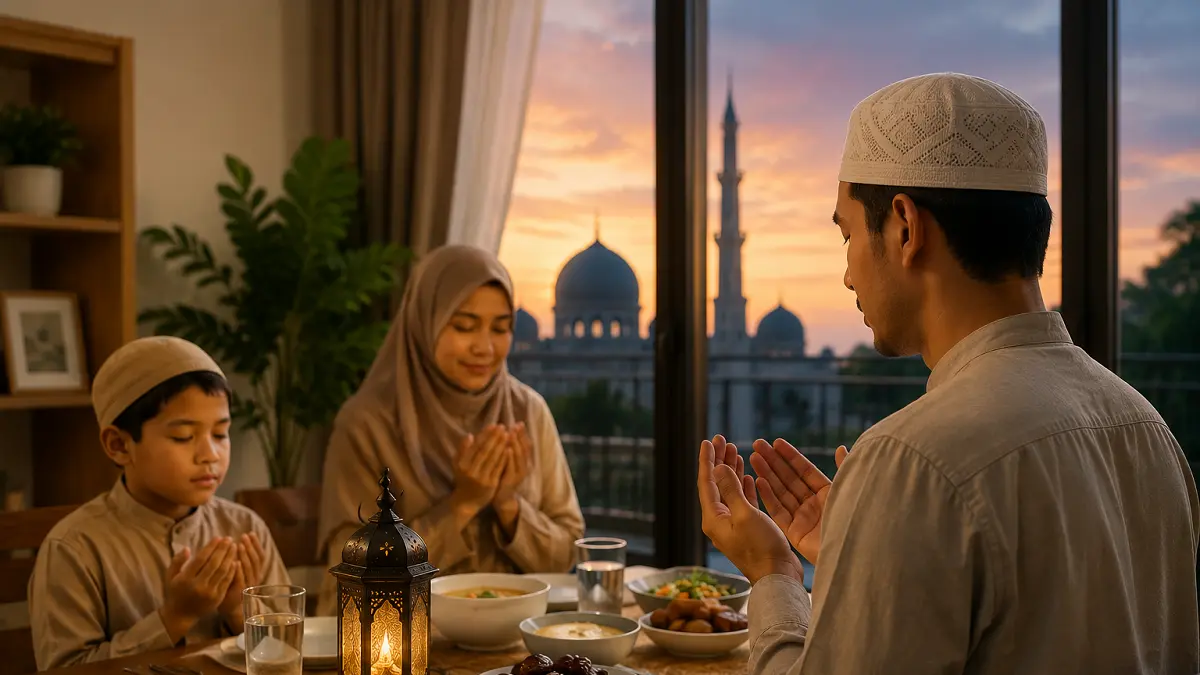 Ilustrasi puasa, salah satu amal yang dianjurkan di bulan Muharram