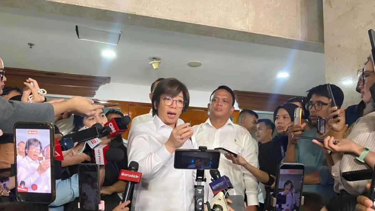 Wakil Kepala BGN Agustina Arumsari ditemui media usai rapat dengan Komisi IX DPR RI di Jakarta, Senin (15/6/2026). ANTARA