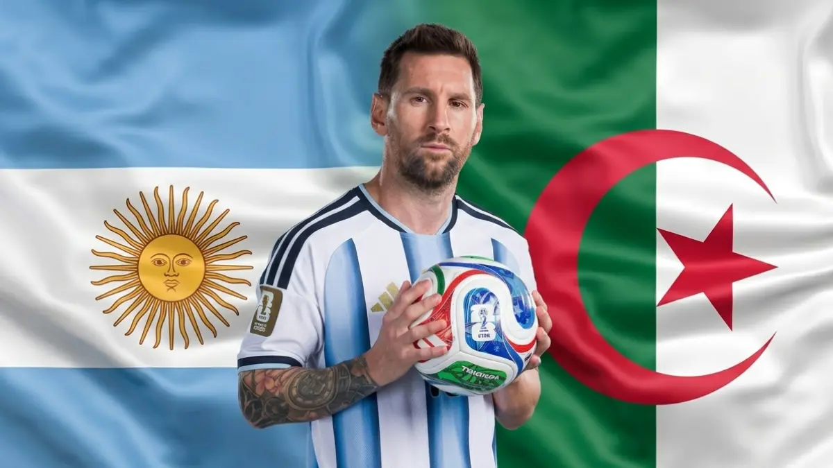 Lionel Messi memegang bola resmi Piala Dunia 2026 jelang laga perdana Argentina menghadapi Aljazair. Sang kapten dan GOAT sepak bola dunia kembali menjadi tumpuan Albiceleste dalam misi mempertahankan gelar juara dunia.