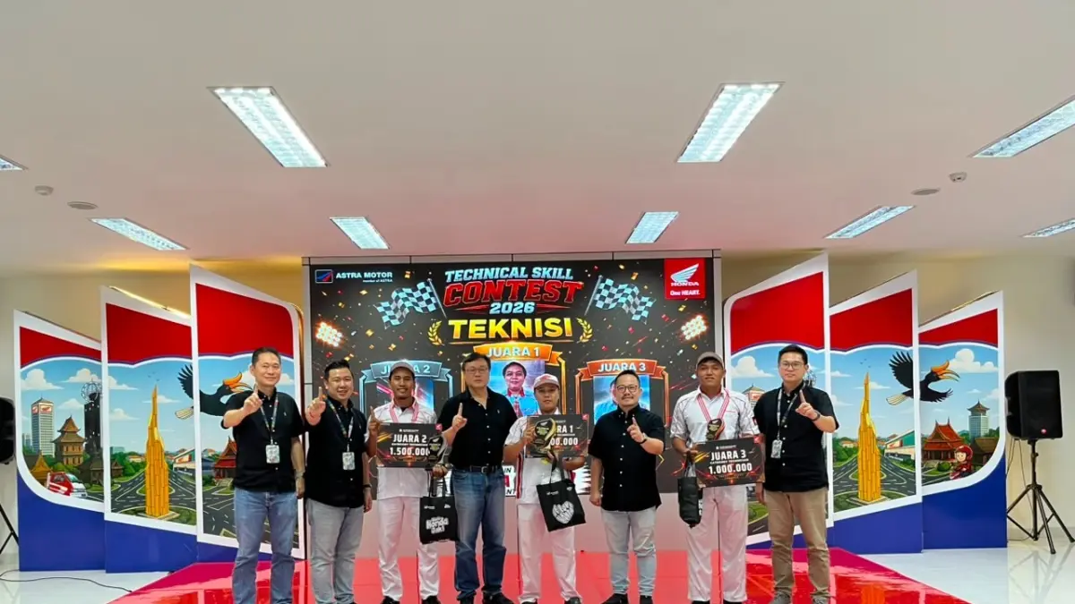 Kompetensi terbaik untuk layanan terbaik! Astra Motor Kalbar siap kirim teknisi dan SA terbaik menuju TSC Nasional 2026.