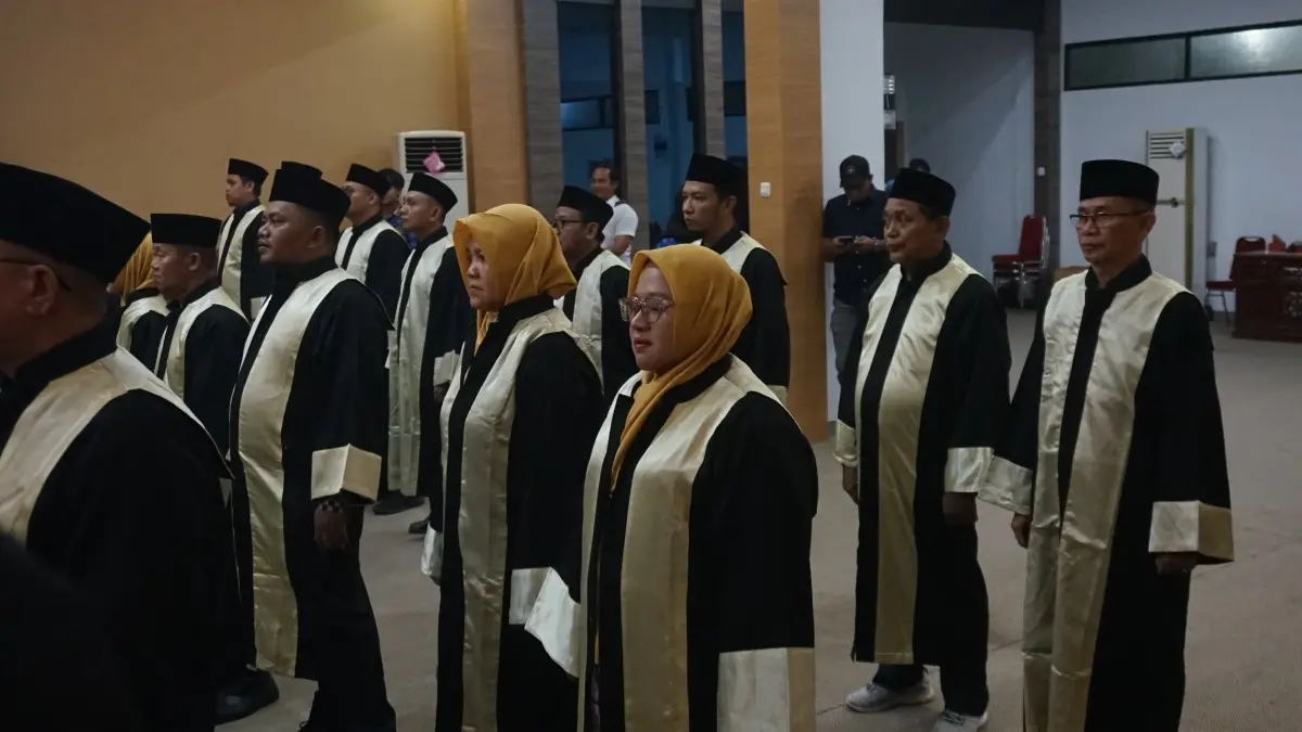 Pelantikan dewan hakim Musabaqah Tilawatil Quran (MTQ) ke-34 tingkat Kabupaten Sanggau pada Rabu (17/6). (ISTIMEWA)