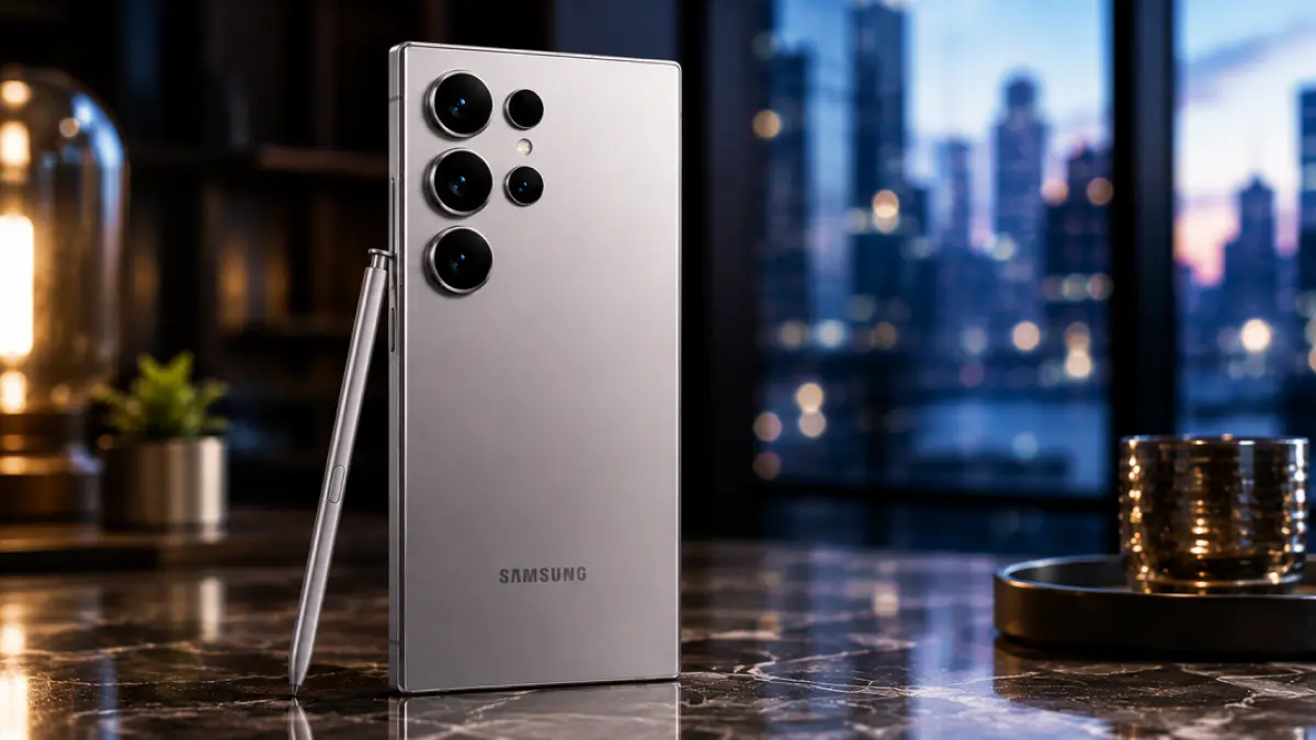 Samsung Galaxy S27 Ultra dirumorkan hadir dengan desain kamera horizontal baru dan kapasitas baterai lebih besar. (Ilustrasi)