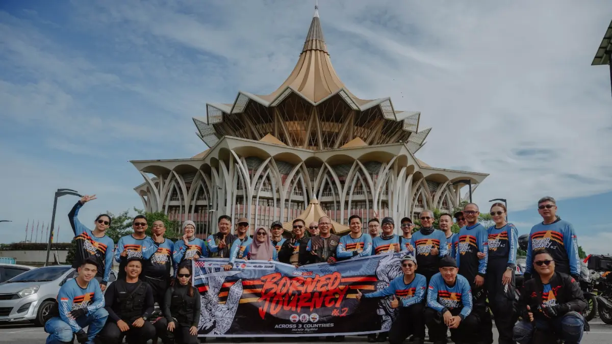 Touring internasional bertajuk Honda Big BOS Borneo Journey Vol. 2 2026 – Across 3 Countries.