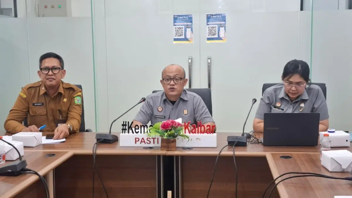 Kantor Wilayah Kementerian Hukum Kalimantan Barat melaksanakan rapat harmonisasi Raperwali Singkawang pada Senin (15/6). (DOK KANWIL KEMENKUM KALBAR)