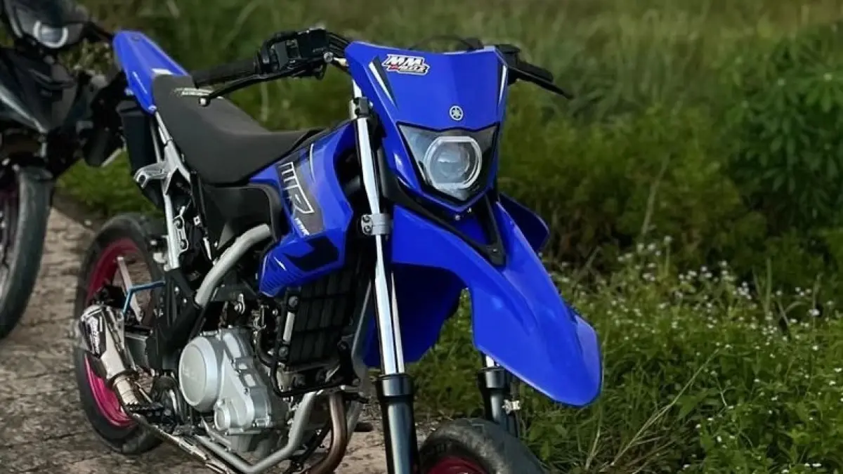 Sepeda motor korban yang dicuri FXS. (ISTIMEWA)