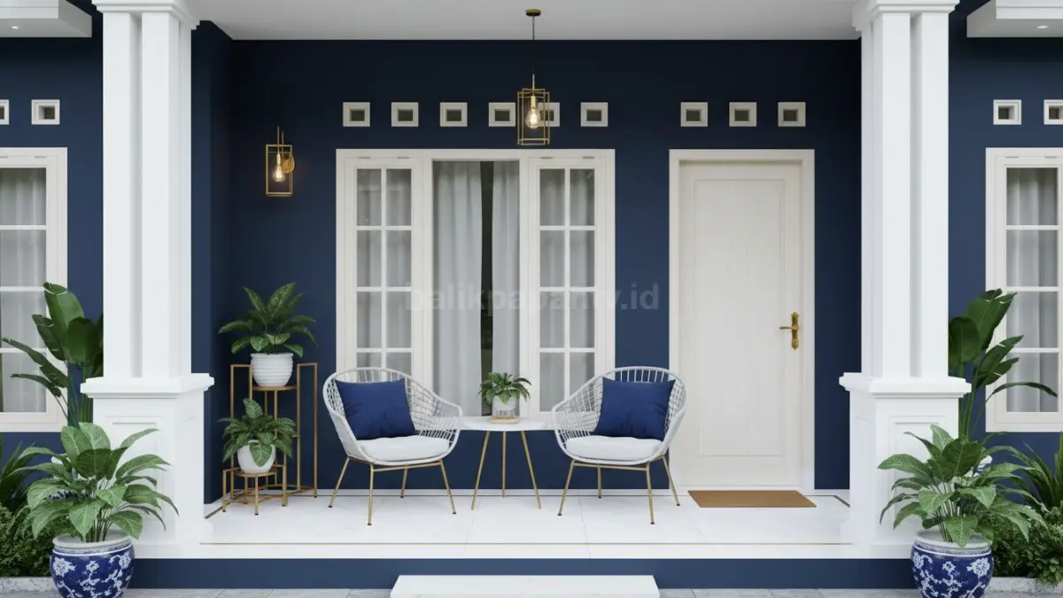 Ilustrasi teras rumah.
