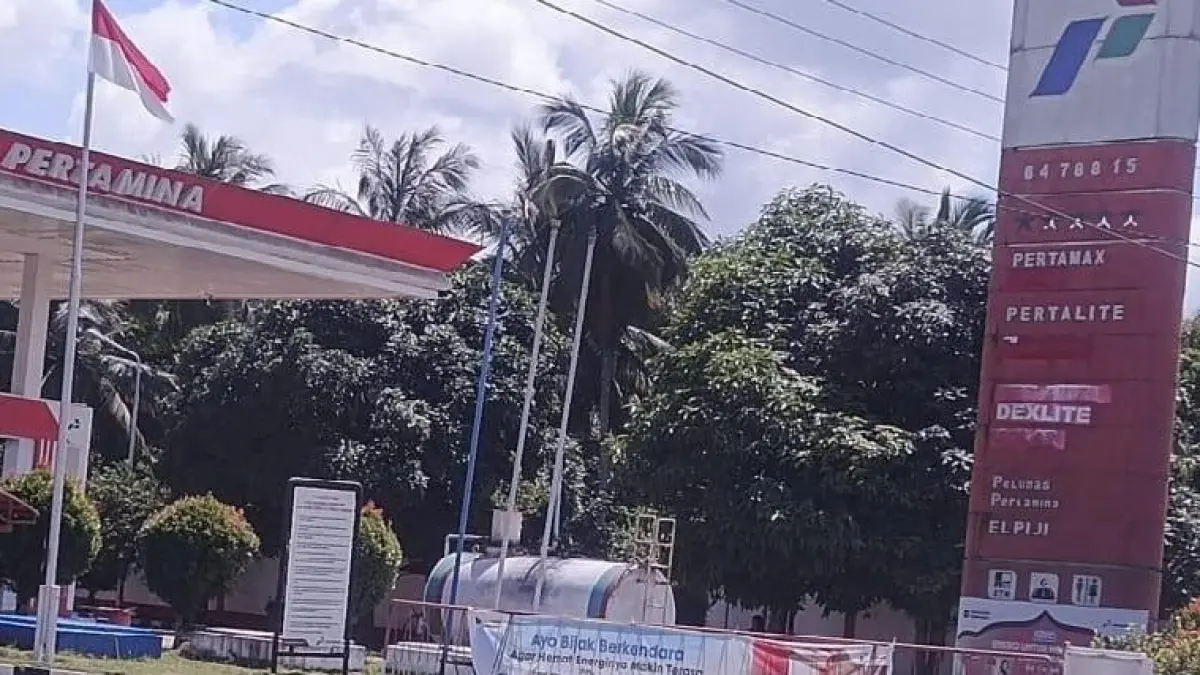  SPBU menjadi titik penyaluran BBM bersubsidi kepada konsumen. (ISTIMEWA)