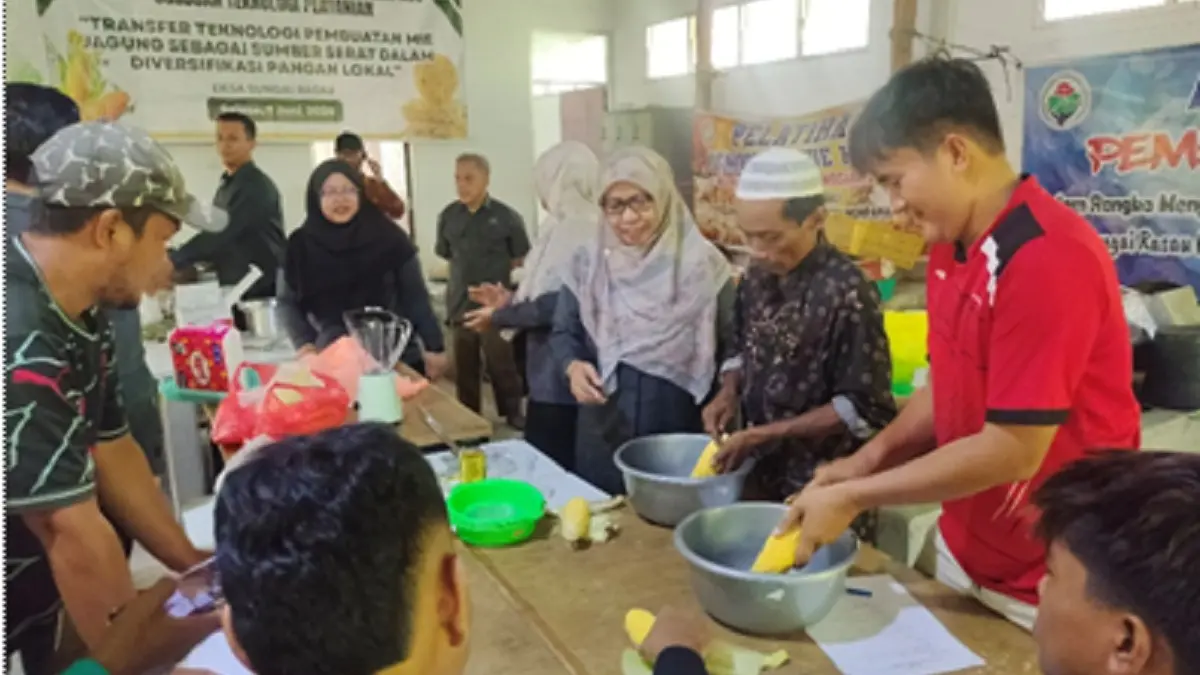 Pelaksanaan Pengolahan Jagung Menjadi Mie (IST) 