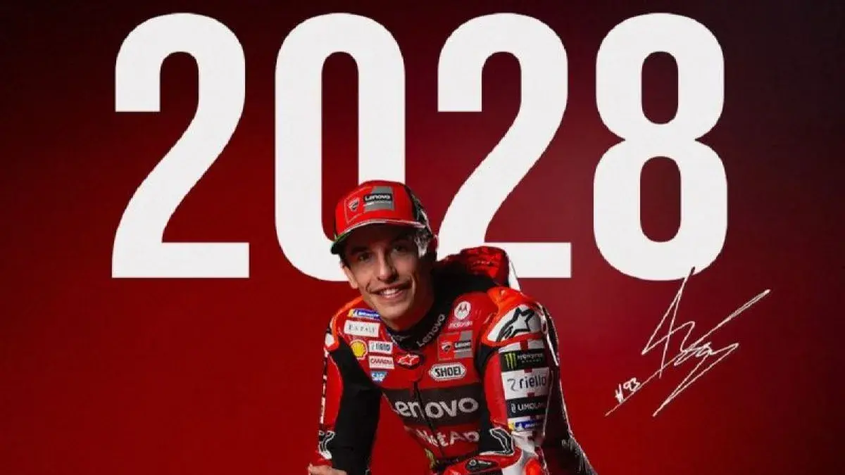 Pembalap Spanyol Marc Marquez resmi memperpanjang kontraknya bersama Ducati Lenovo hingga akhir musim 2028. (Antara)