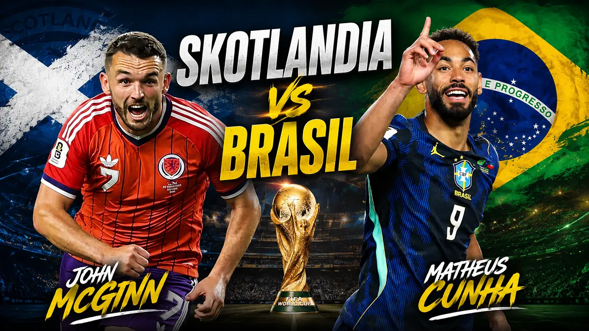 Brasil akan menghadapi Skotlandia pada laga terakhir Grup C Piala Dunia 2026 di Hard Rock Stadium, Miami Gardens, Rabu (24/6) pukul 05.00 WIB. (Instagram/Diolah AI)