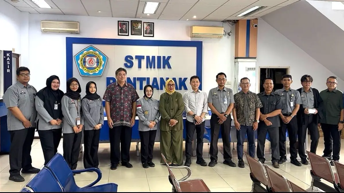 Kantor Wilayah Kementerian Hukum Kalimantan Barat bersama Direktorat Jenderal Kekayaan Intelektual (DJKI) menggelar sosialisasi kekayaan intelektual di STMIK Pontianak, Senin (23/6). (DOK KANWIL KEMENKUM KALBAR)