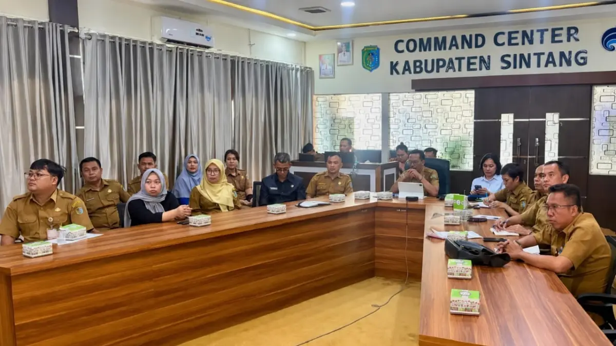 : Koordinasi lintas organisasi perangkat daerah (OPD) yang akan menjadi objek penilaian Komisi Informasi (KI).
