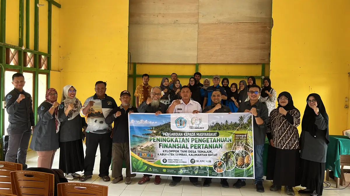 Pelatihan peningkatan pengetahuan finansial pertanian di Desa Temajuk oleh Polnep Pontianak.