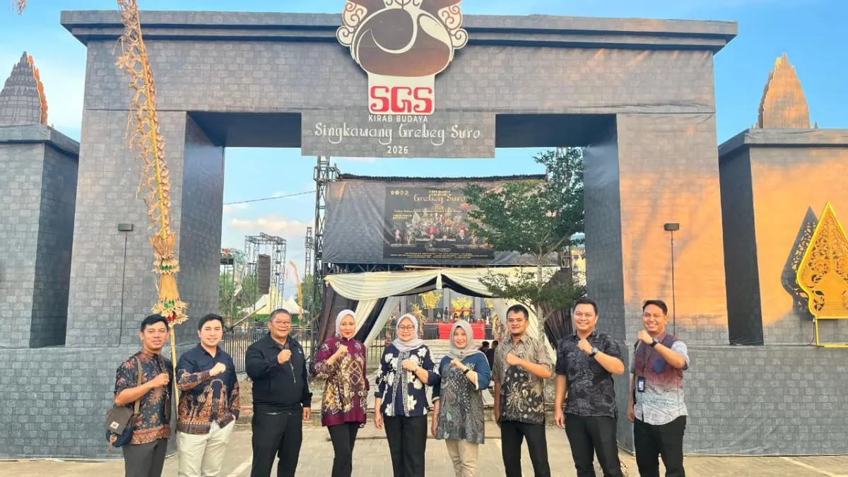 PT Bank Rakyat Indonesia (Persero) Tbk Kantor Cabang Singkawang tampil sebagai salah satu sponsor dalam perhelatan akbar Grebek Suro Singkawang 2026. (ISTIMEWA)