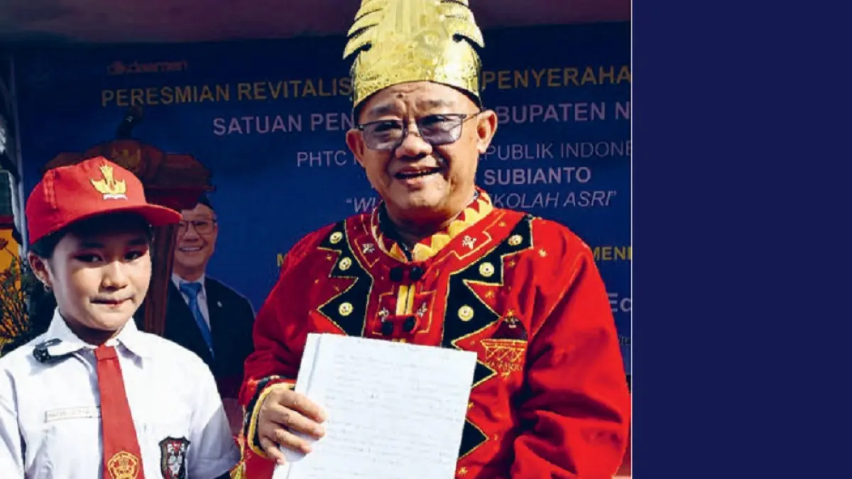 Abdul Mu’ti menerima surat dari Nasya Losefa Zega (KEMENDIKDASMEN)