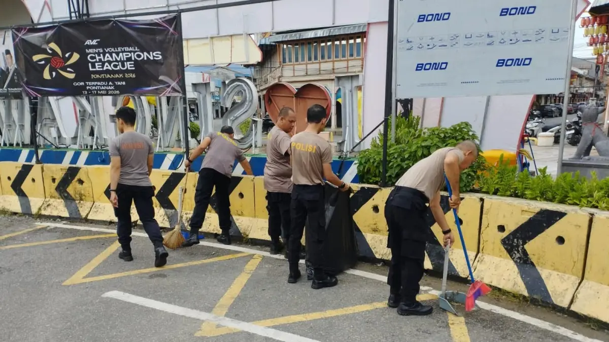 Bakti religi di Kota Singkawang menyambut Hari Bhayangkara ke-80. (ISTIMEWA)