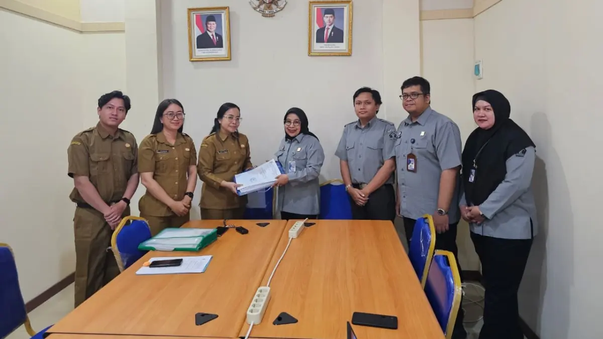 Kantor Wilayah Kementerian Hukum Kalimantan Barat menerima koordinasi DiskopUMKM Kabupaten Sekadau pada Selasa (23/6). (DOK KANWIL KEMENKUM KALBAR)