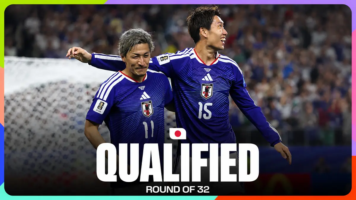 Jepang melaju ke babak 32 besar Piala Dunia 2026 dan akan menghadapi Brasil setelah finis sebagai runner-up Grup F. (X@FIFAWorldCup)