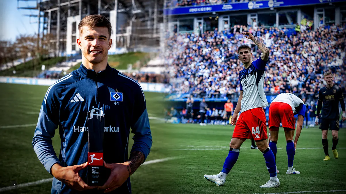 Luka Vušković menjadi incaran sejumlah klub elite Eropa setelah tampil impresif bersama Hamburg. (IG@lukavuskovic)