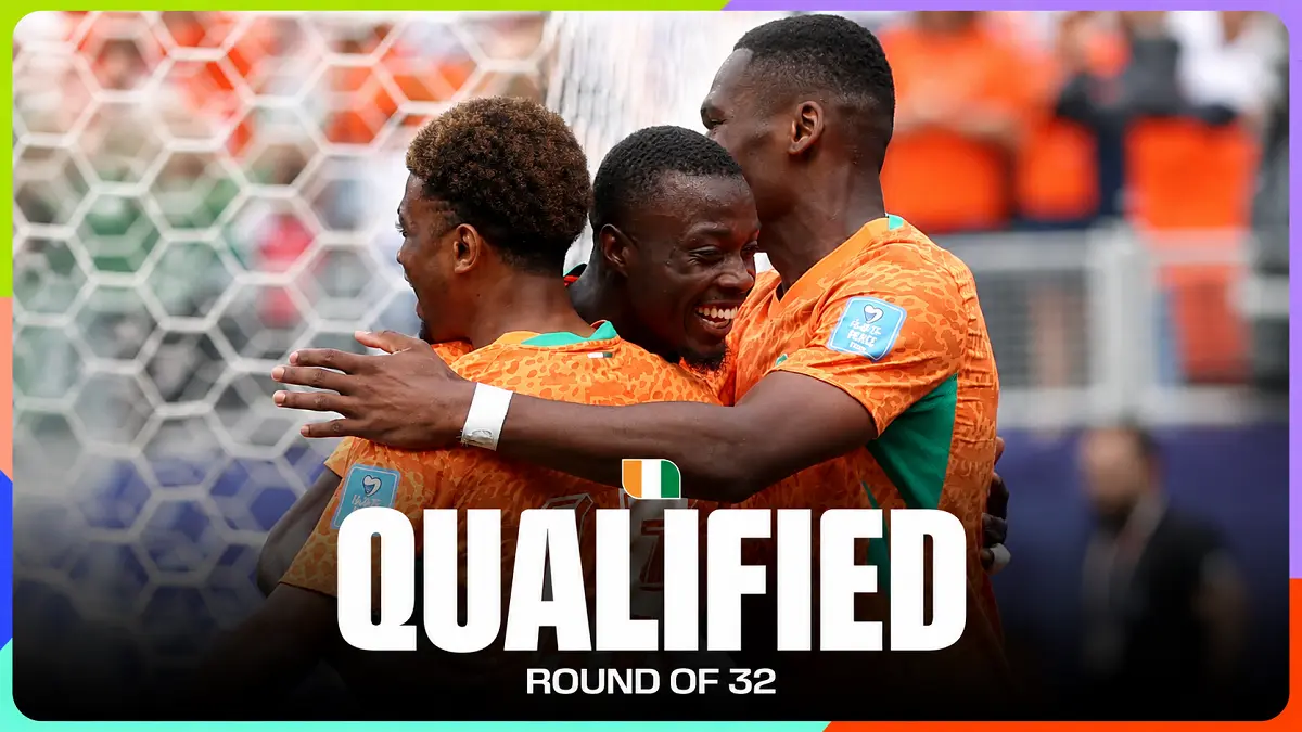 Pantai Gading lolos ke babak 32 besar Piala Dunia untuk pertama kalinya. (X@FIFAWorldCup)
