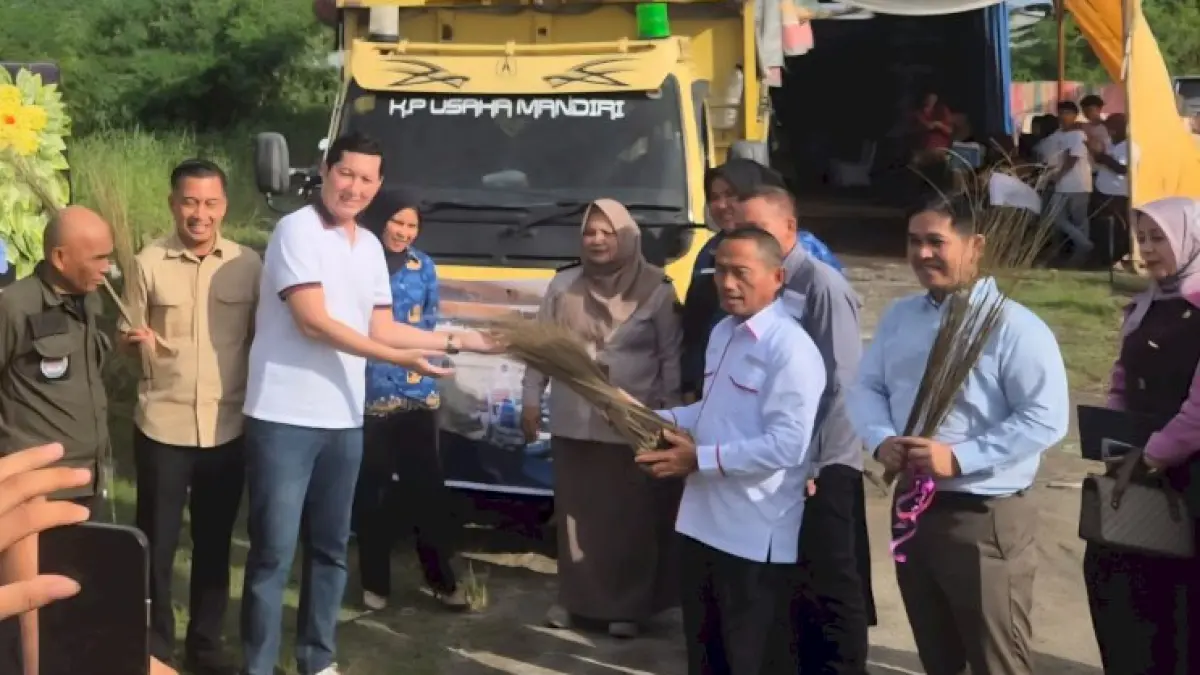Pelepasan ekspor perdana 28 ton lidi sawit ke China membuka peluang ekonomi baru bagi daerah sentra perkebunan sawit. (Dok.BPDP)