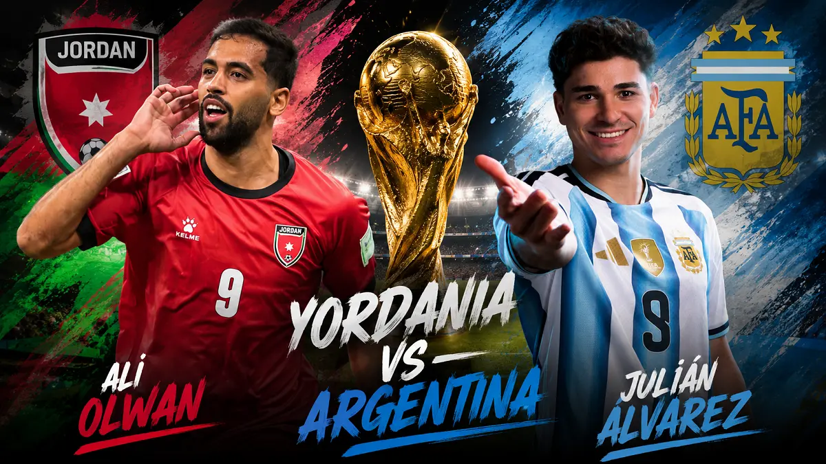 Argentina berpeluang menutup fase grup Piala Dunia 2026 dengan rekor sempurna saat menghadapi Yordania pada laga terakhir Grup J. (IG/Diolah AI)