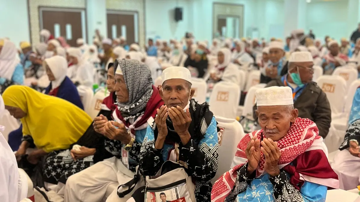 Ilustrasi - Kepulangan jemaah haji. (Kemenhaj)