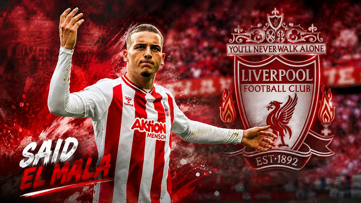 Said El Mala dari Koln masuk bidikan Liverpool di bursa transfer 2026. (IG@said.elmala/Diolah AI)
