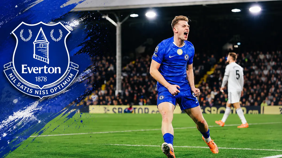 Penyerang Chelsea Liam Delap masuk daftar prioritas Everton pada bursa transfer musim panas. (IG@liamdelap/Diolah AI)